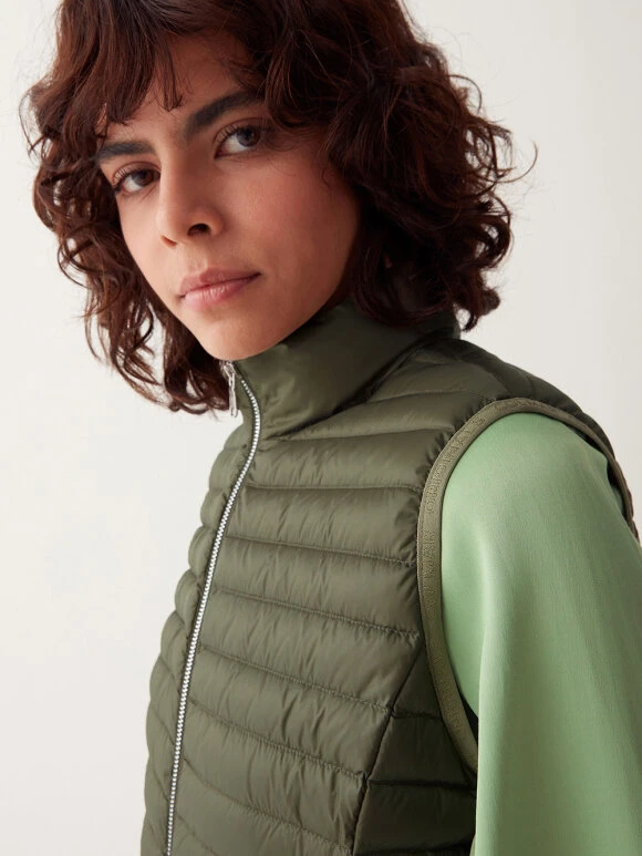 Colmar Women's Sporty Gilet Dunvest - Dame - Orange 7 Colmar Women's Sporty Gilet Dunvest - Dame - Orange - Billede 5