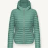 Colmar Women's Sporty Hooded Dunjakke - Dame - Honduras (naturgrøn) -BUB Snow Butik colmar womens sporty hooded dunjakke dame honduras naturgroen 580x773p