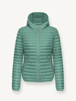 Colmar Women's Sporty Hooded Dunjakke - Dame - Honduras (naturgrøn)