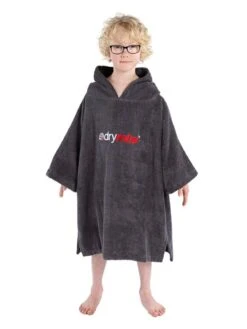 Frotté Badeponcho | Børn | Slate/Grey