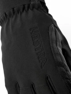 Hestra Alphine Short Gore-Tex 5-finger Skihandsker - Unisex - Black -BUB Snow Butik hestra alphine short gore tex 5 finger skihandsker unisex black 580x773p 2