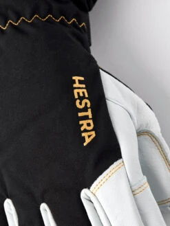 Hestra Army Leather Gore-Tex 5-finger Skihandsker - Unisex - Black -BUB Snow Butik hestra army leather gore tex 5 finger skihandsker unisex black 580x773p 2
