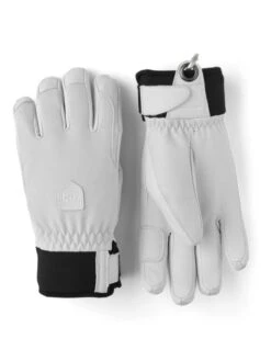 Hestra Army Leather Patrol Female 5-finger Skihandsker - Dame - Ivory