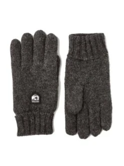 Hestra Basic Uldhandsker - Unisex - Charcoal/Mørkegrå