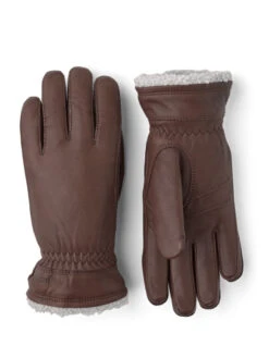 Hestra Deerskin Primaloft Handsker - Unisex - Chokolate