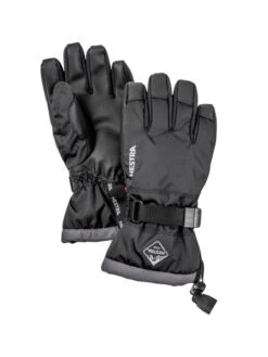 Hestra GAUNTLET CZONE 5-F SKIHANDSKE TIL BØRN | SORT/GRAFHIT