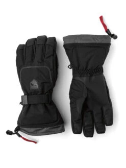 Hestra Gauntlet Sr. 5-finger Skihandske - Unisex - Black