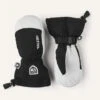 Hestra Junior Army Leather Heli Mitten Skivanter - Børn - Black 2 Hestra Junior Army Leather Heli Mitten Skivanter - Børn - Black -BUB Snow Butik hestra junior army leather heli mitten skivanter boern black 580x773p