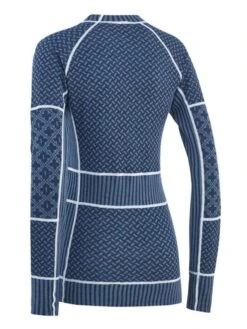 Kari Traa Smekker Merino Uldundertrøje - Dame - Marin -BUB Snow Butik kari traa smekker merino uldundertroeje dame marin 580x773p 3