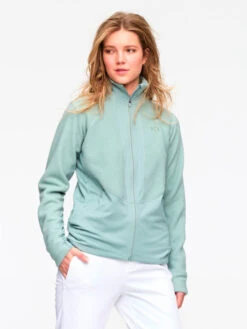 Kari Traa Women's Ragnhild Full-Zip Midlayer - Dame - Sage
