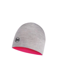 Buff Lightweight Merinould Hue - Børn - Wild Pink/Light Grey