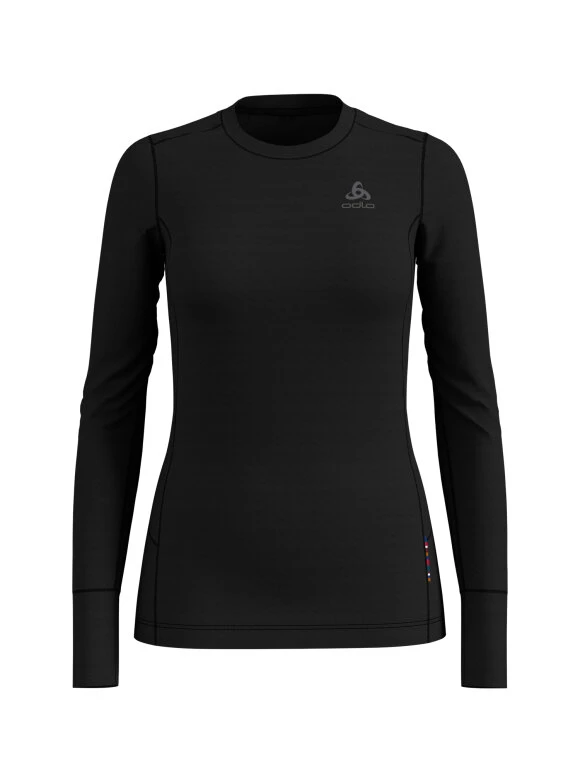 Odlo Women's Merinould Skiundertrøje - Dame - Black 4 Odlo Women's Merinould Skiundertrøje - Dame - Black - Billede 2
