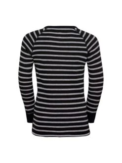 Odlo Kids Active Warm Skiundertøj Sæt | Børn | Black Stripe -BUB Snow Butik odlo kids active warm skiundertoej saet boern black stripe 580x773p 4