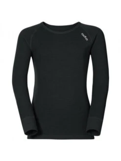Odlo Kid's Warm Skiundertrøje - Børn - Black