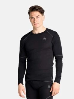Odlo Men's X- Warm Skiundertrøje - Herre - Black