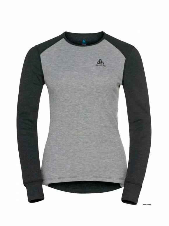 Odlo Women's Active Warm Eco Skiundertøj Sæt - Dame - Dark Grey 4 Odlo Women's Active Warm Eco Skiundertøj Sæt - Dame - Dark Grey - Billede 2