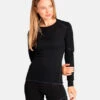 Odlo Women's Active X-warm Base Layer Skiundertrøje - Dame - Black -BUB Snow Butik odlo womens active x warm base layer skiundertroeje dame black 580x773p