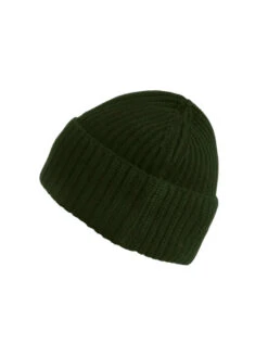 PARAJUMPERS Nest Hat Strikhue I Merinould - Unisex - Sycamore (mørkegrøn) -BUB Snow Butik parajumpers nest hat strikhue i merinould unisex sycamore moerkegroen 580x773p 2