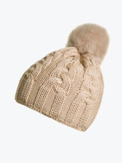 PARAJUMPERS Women's Cable Strikhue M. Kvast - Dame - Tapioca -BUB Snow Butik parajumpers womens cable strikhue m. kvast dame tapioca 580x773p 4