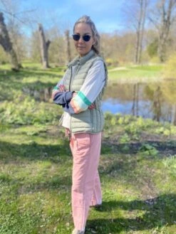 PARAJUMPERS Women's Dodie Vest - Dame - Sage -BUB Snow Butik parajumpers womens dodie vest dame sage 580x773p 3