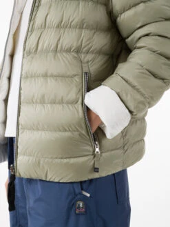 PARAJUMPERS Women's Letizia Reverso (vendbar) Jakke - Dame - Sage/Off White -BUB Snow Butik parajumpers womens letizia reverso vendbar jakke dame sageoff white 580x773p 6