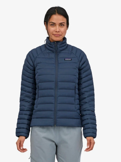 Patagonia Women's Down Sweater Jakke - Dame - New Navy -BUB Snow Butik patagonia womens down sweater jakke dame new navy 580x773p