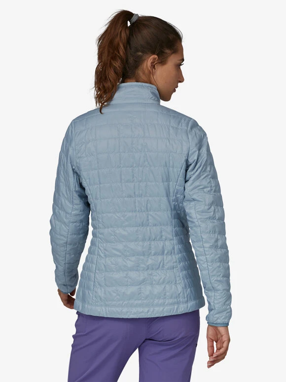 Patagonia Women's Nano Puffer Jakke - Dame - Steam Blue 4 Patagonia Women's Nano Puffer Jakke - Dame - Steam Blue - Billede 2
