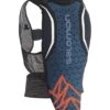 Salomon Flexcell Pro Junior Rygskjold - Børn - Black/Orange -BUB Snow Butik salomon flexcell pro junior rygskjold boern blackorange 580x773p