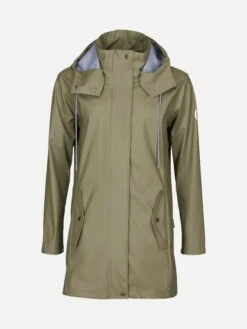Brooke Solid Regnjakke | Kvinder | Light Olive