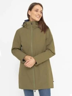 Cathrine Parka Regnjakke | Kvinder | Olive