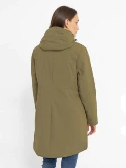 Cathrine Parka Regnjakke | Kvinder | Olive -BUB Snow Butik sea ranch cathrine parka regnjakke kvinder olive 580x773p 3